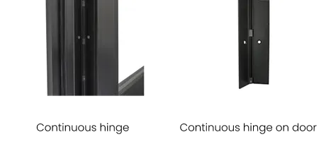 French swing door handle